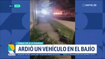 Auto se incendia la noche del martes en Santa Cruz