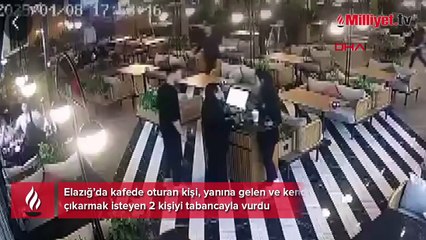Yer: Elâzığ! Kendisini dışarı çıkarmak isteyen 2 kişiyi vurdu