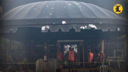 Así esta la zona cero el segundo día despues del desplome