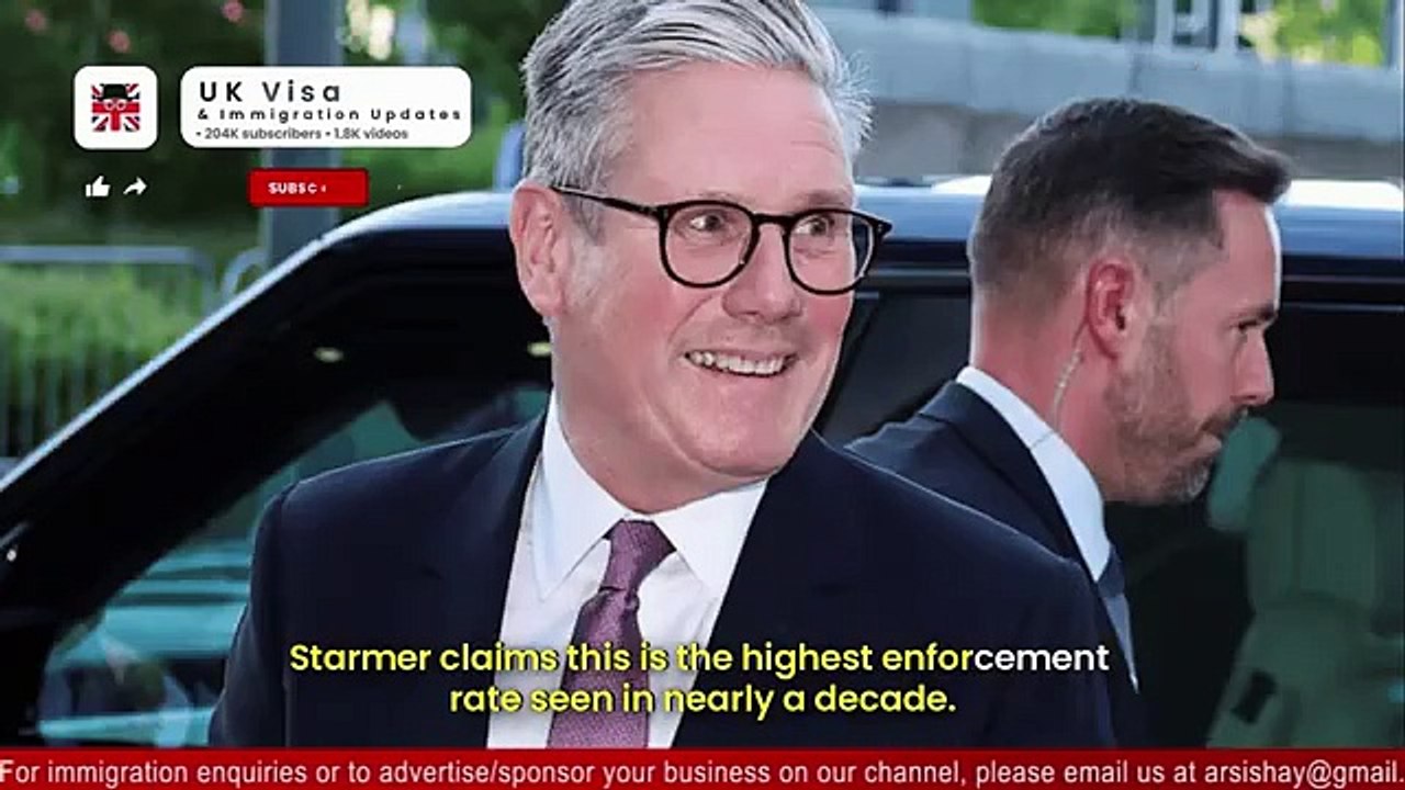 Sir Keir Starmer says 24,000 people who have 'no right to be here' have been returned under Labour