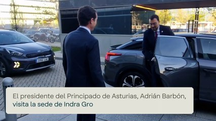 Adrián Barbón visita al presidente de Indra Group para impulsar futuros proyectos