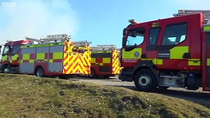 Mid and West Wales Fire and rescue service have been tackling grass fires for days