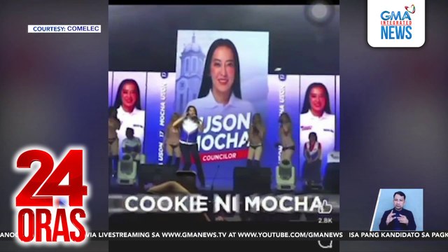 Mocha Uson, sinulatan ng COMELEC dahil sa sexually suggestive elements ng kanyang campaign jingle; Uson, ipinatigil na ang paggamit nito | 24 Oras