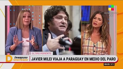 🔴ÚLTIMO MOMENTO: JAVIER MILEI VIAJA A PARAGUAY EN MEDIO DEL PARO