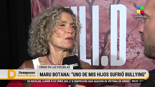 🎒 MARU BOTANA HABLÓ DEL BULLYING EN LAS ESCUELAS: UNO DE MIS HIJOS SUFRIÓ