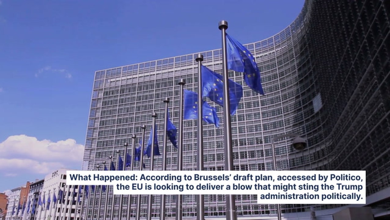 Trump Tariffs Push EU To Hit $23 Billion In US Exports, Including Orange Juice, Poultry, And Steel From Red States