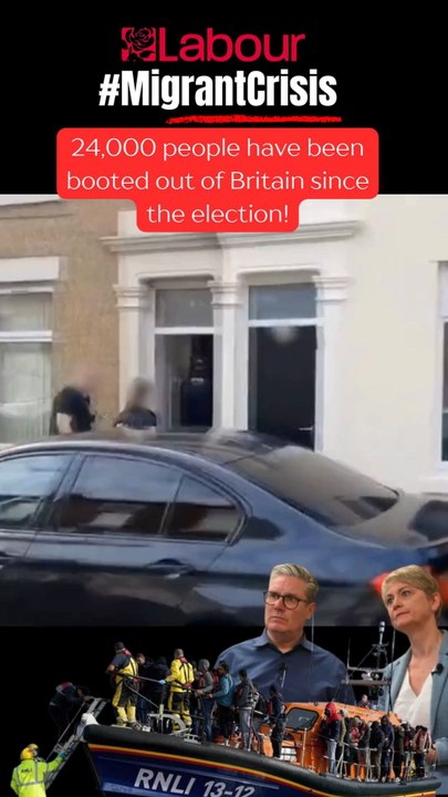 🚣🏾‍♂️ Channel crossings are 31% higher under Labour's nine months in power than in the same period on the Tories' watch⁉️