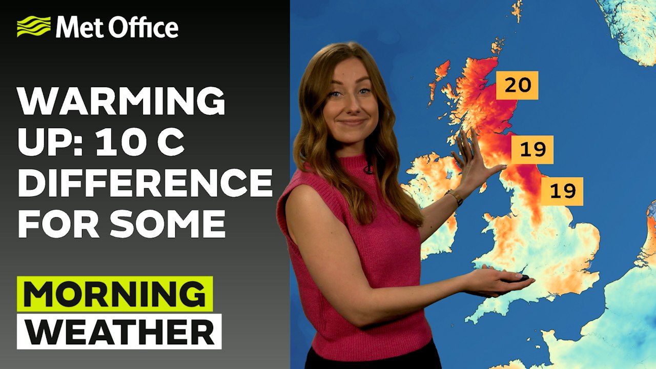 Met Office Morning Weather Forecast 10/04/2025 - Early cloud in the ...