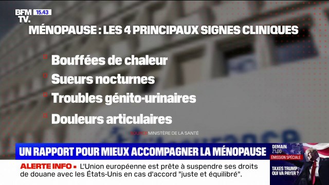 Ménopause: 87% des femmes de 45 à 65 ans sont affectées par au moins un symptôme en plus de la fin des menstruations