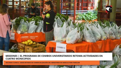 Misiones | El programa de combos universitarios retoma actividades en cuatro municipios