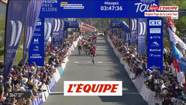 Guernalec vainqueur de la deuxième étape - Cyclisme - Région Pays de Loire Tour