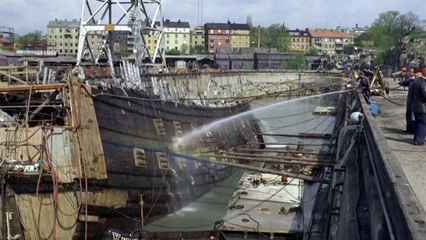 حطام سفينة "فاسا" السويدية الشهيرة يخضع لعملية ترميم دقيقة