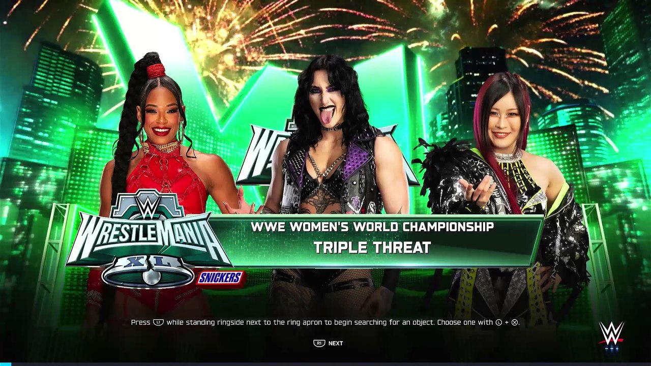 WWE 2K25 - Rhea Ripley vs. Bianca Belair vs. Iyo Sky