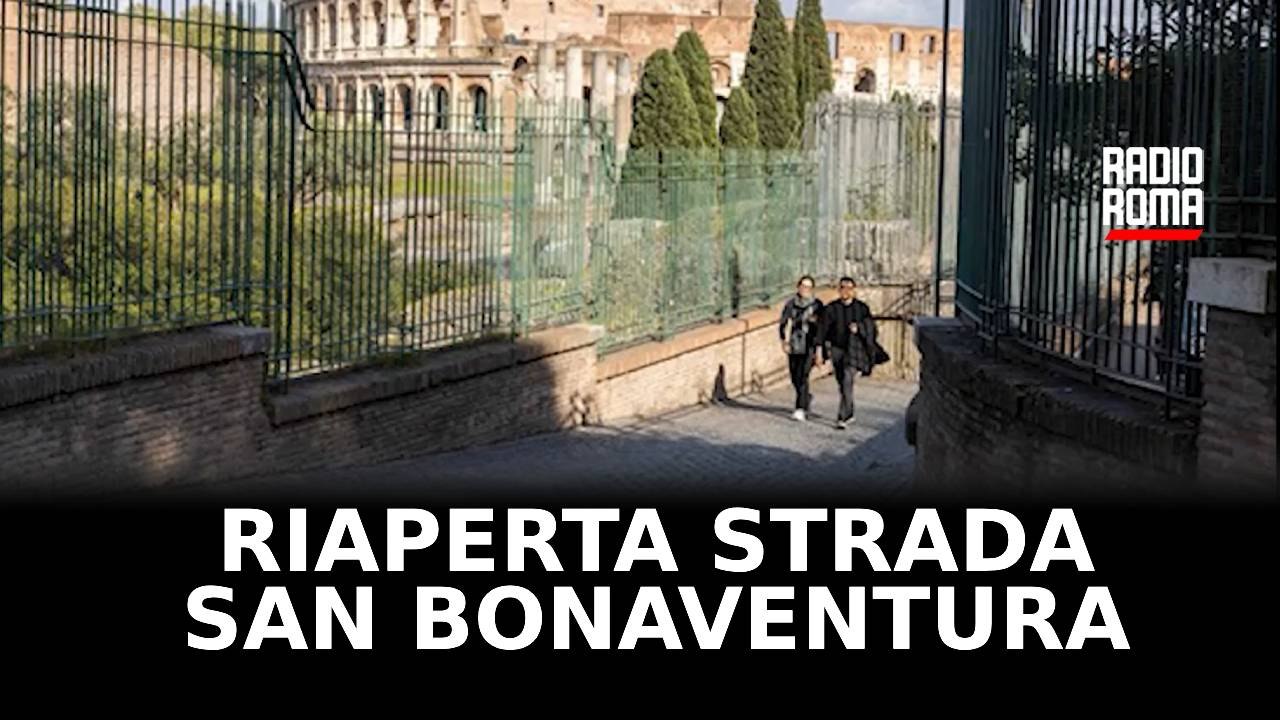 San Bonaventura, strada rinata nel cuore della Roma Antica