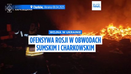 Dziesiątki rannych w wyniku ataków rosyjskich dronów na Ukrainie