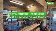 Cyril fait vivre vos lames à Lamorteau