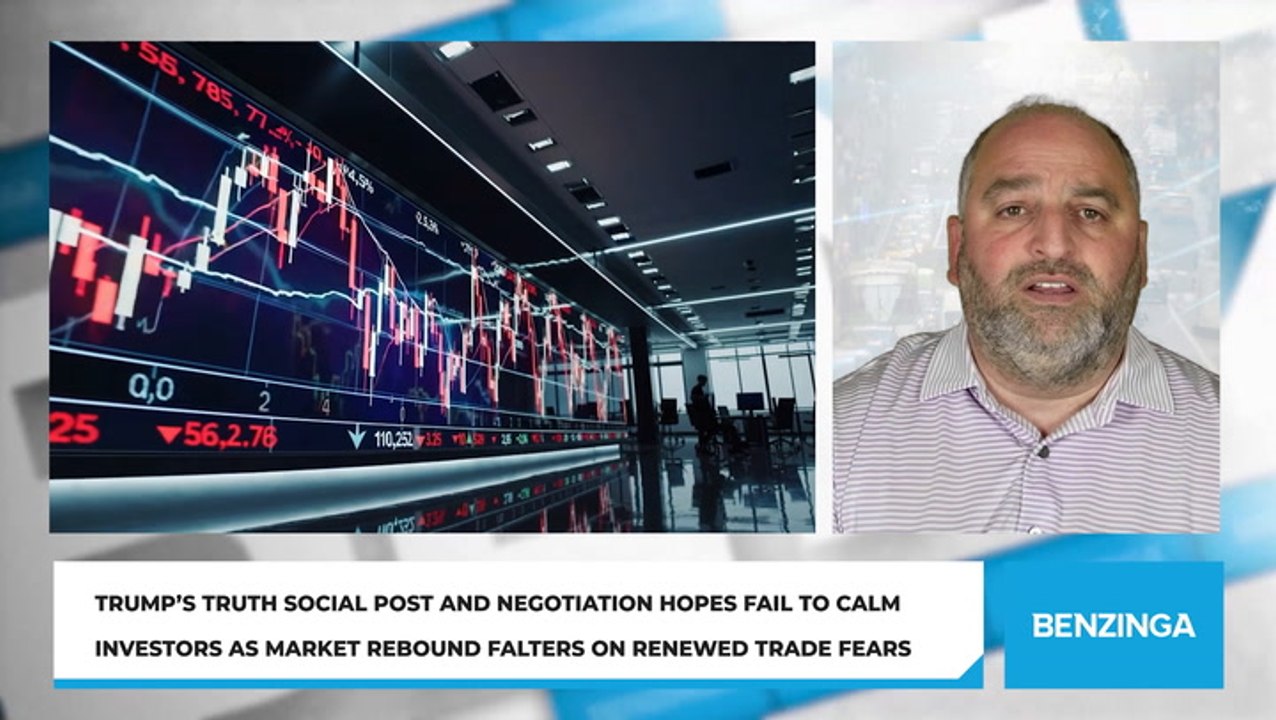 Trump’s Truth Social Post and Negotiation Hopes Fail to Calm Investors As Market Rebound Falters on Renewed Trade Fears