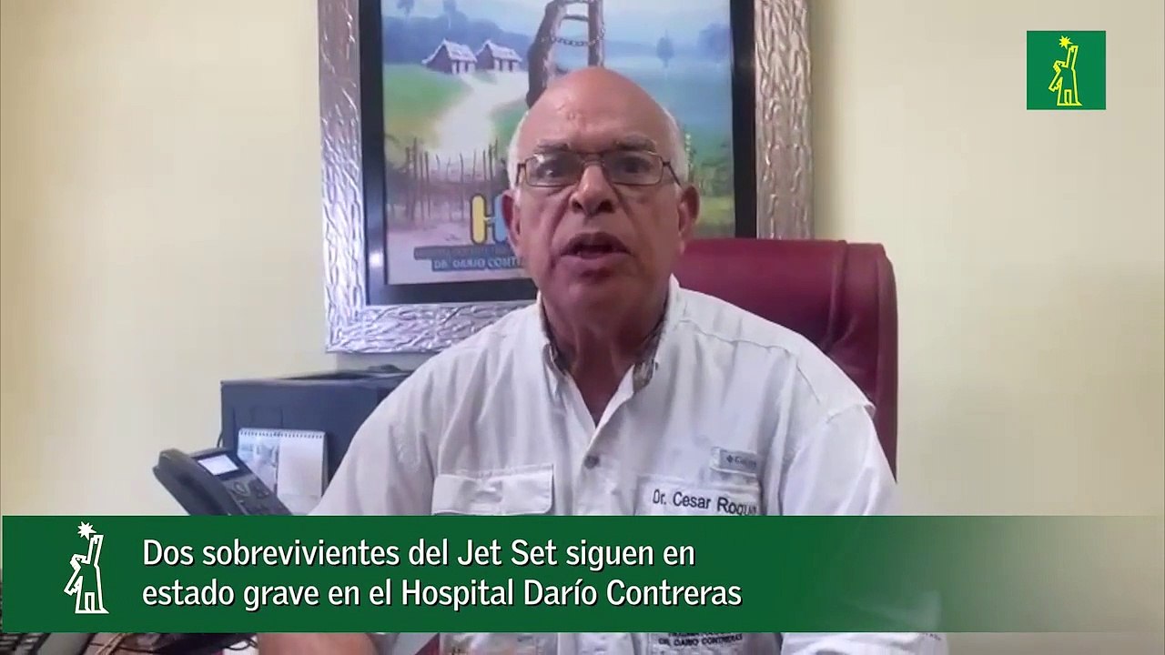 Dos sobrevivientes del Jet Set siguen en estado grave en el Hospital Darío Contreras