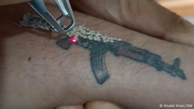 Why Kashmir's youth are removing political tattoos