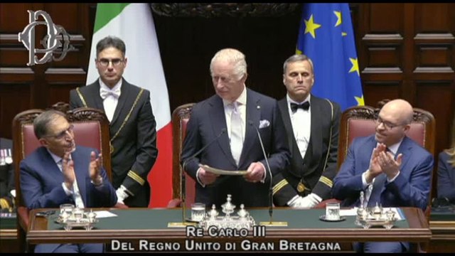 Re Carlo interrotto in anticipo alla Camera: Non ho finito...