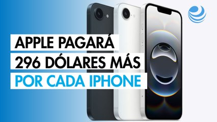 Apple pagará 296 dólares más por fabricar cada iPhone tras los aranceles de Trump