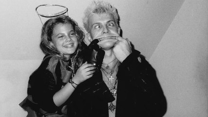 Drew Barrymore and Billy Idol reminisce over their 'old club days' in the '80s