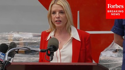 Pam Bondi And FBI Director Kash Patel Unveil Massive Narcotics Bust In Florida