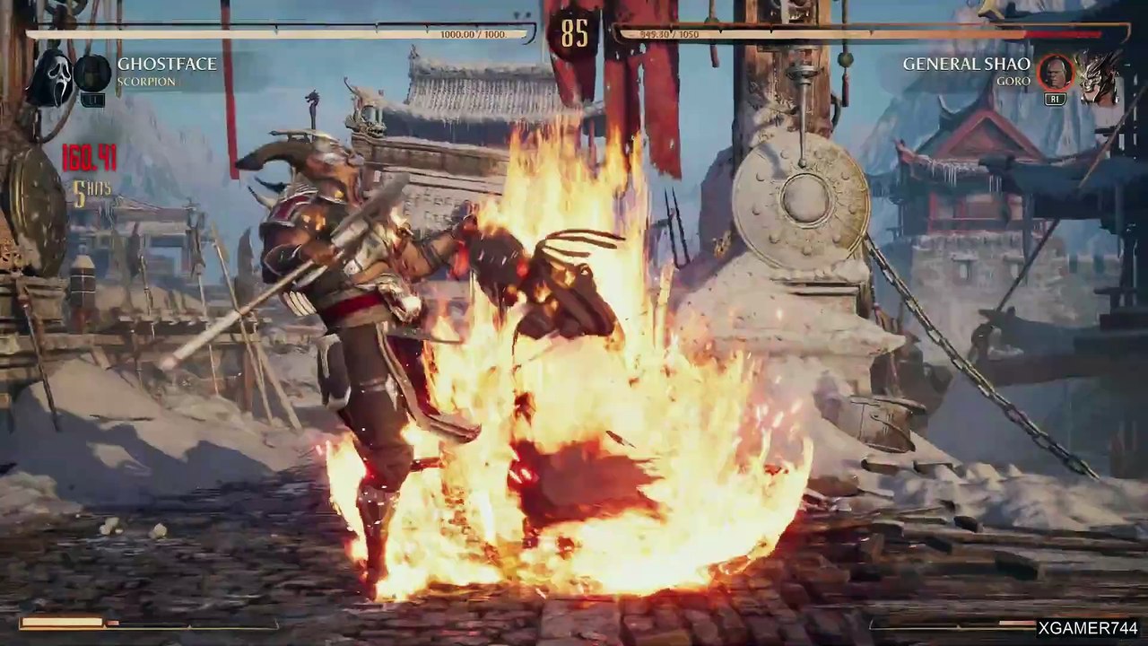 Mortal Kombat 1 - Ghostface Vs. General Shao