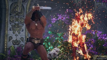Mortal Kombat 1 - Conan Vs. Shang Tsung