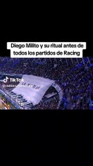 Diego Milito fue capturado en haciendo un extraño gesto en el palco de Racing que trajo polémica en las redes. ¿Qué hace? Miralo y opiná. 