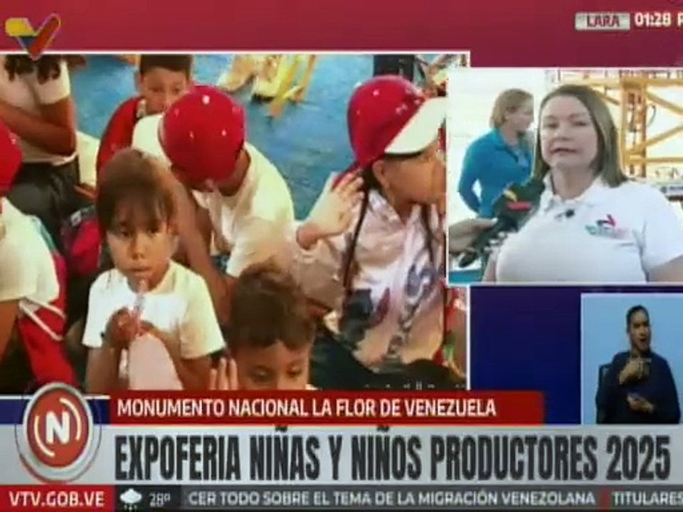 Estudiantes larenses disfrutan del aprendizaje en la Expoferia Niñas y Niños Productores 2025
