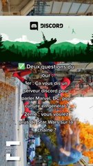 Question du Jour sur Discord : Participez et Testez Vos Connaissances ! 🤔