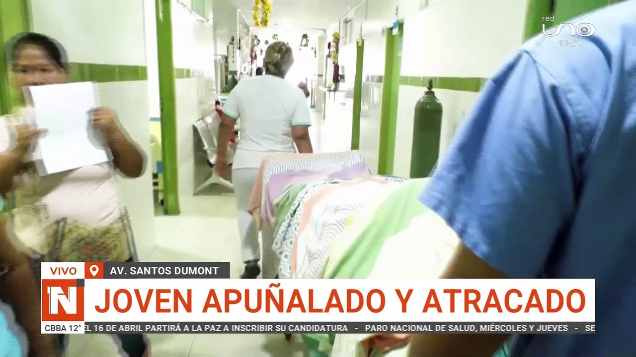 Joven apuñalado