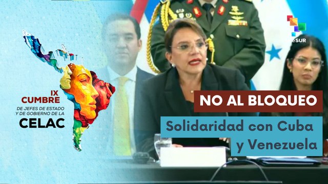 Honduras rechaza el bloqueo económico de EE.UU. hacia Cuba y Venezuela