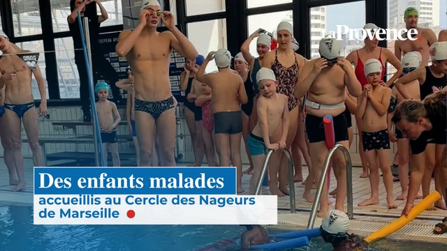 Des enfants malades, accueillis au Cercle des Nageurs de Marseille