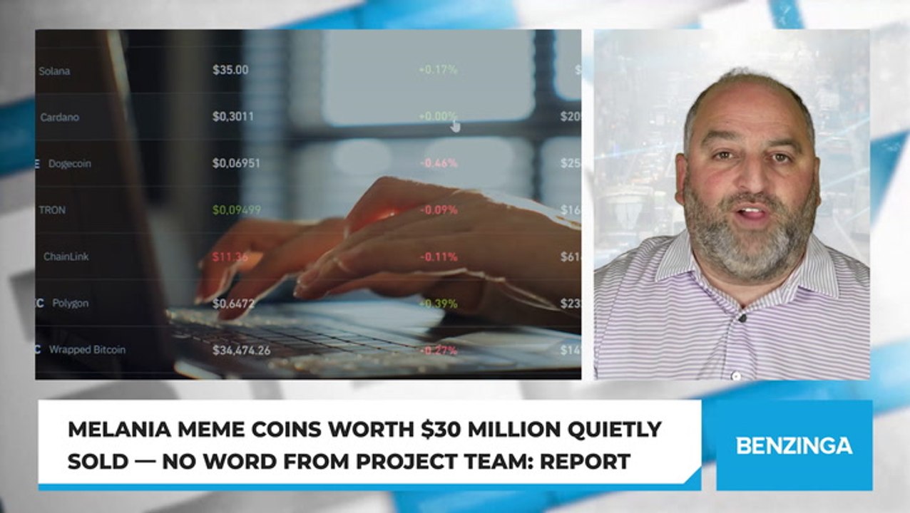 MELANIA Meme Coins Worth $30 Million Quietly Sold — No Word From Project Team: Report