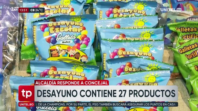 Respuesta de la Alcaldía cruceña por desayuno escolar