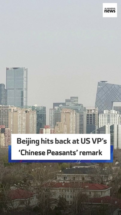 Beijing hits back at US VP’s ‘Chinese Peasants’ remark