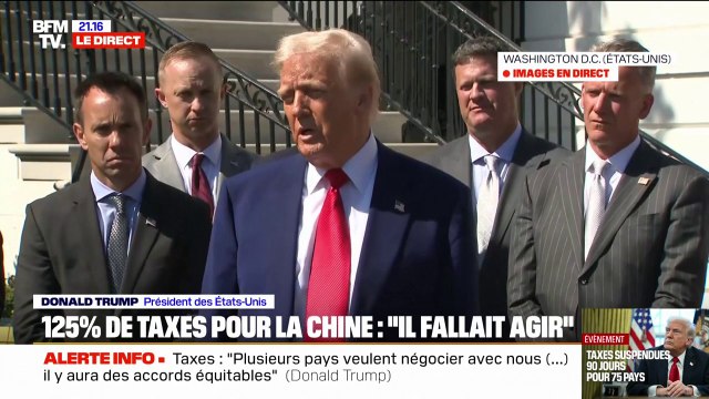 Donald Trump: Je regardais de très près le marché des obligations, et il se passe très bien, c'est magnifique