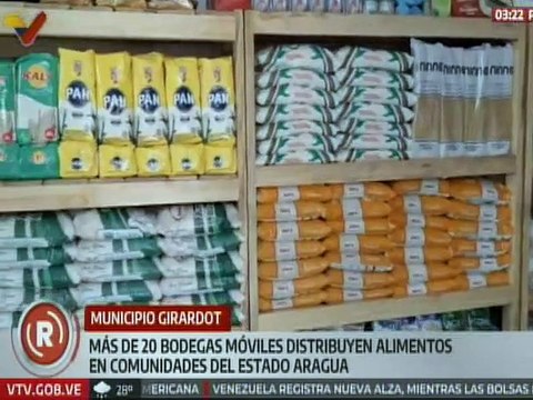 Aragueños fueron beneficiados con mega jornada de alimentación y bodegas móviles en el mcpio Girardot