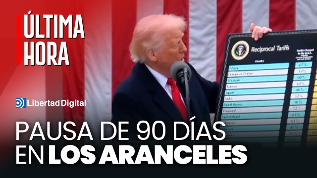 Trump anuncia pausa de 90 días en aranceles para países en negociaciones y aumenta tarifas a China