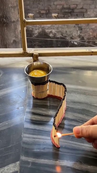 Good Morning Tasty egg Cook On Matchsticks #satisfying #egg #eggs