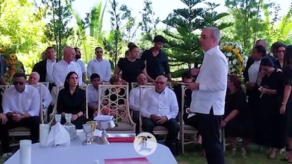 Presidente Abinader asiste a honras fúnebres de la gobernadora de Montecristi, Nelsy Cruz