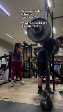 Man Loses Grip and Drops Heavy Barbell While Attempting to Re-Rack It in Gym