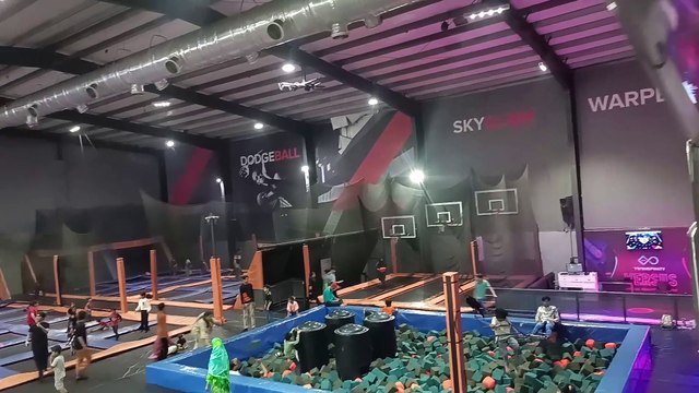 Trampoline Park Fun | Kids, Families & Youngsters Enjoying with Music & DJ Lights | Daily Unfold