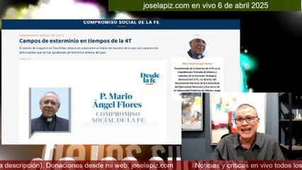 Sacerdote Católico le echa la culpa a AMLO de Teuchitlán