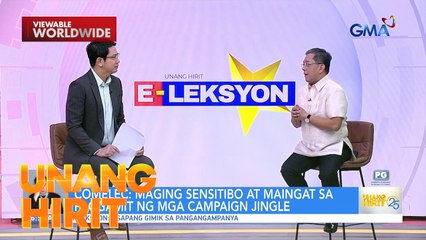 E-leksyon— Campaign Gimmicks | Unang Hirit