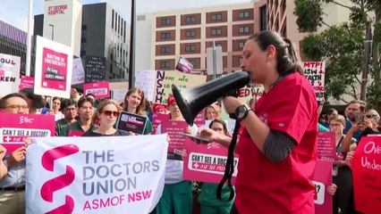 New South Wales doctors strike over poor pay