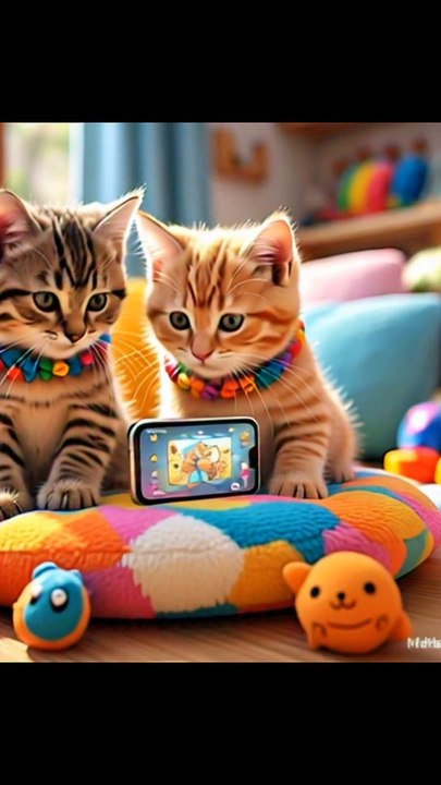 Busy funny cats
