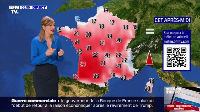 Une journée ensoleillée sur l'ensemble du pays avec de la grisaille près de la Méditerranée... La météo de ce jeudi 10 avril